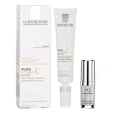 ラロッシュポゼ  La Roche Posay Pure Vitamin C Light Anti-Wrinkle Firming Moisturising Filler 30ml X Natural Beauty Hydrating Radiant Eye Concentrate (Exp Date: 02/2026) 15ml   2pcs