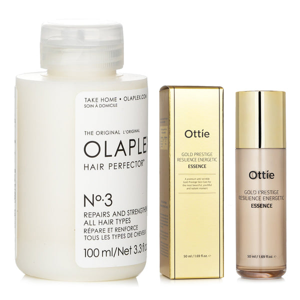 オラプレックス  Olaplex No. 3 Hair Perfector 100ml X Ottie Gold Prestige Resilience Energetic Essence 50ml   2pcs