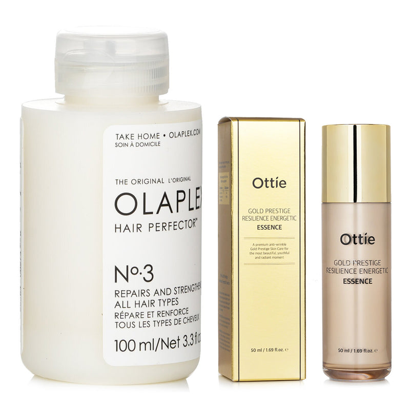 オラプレックス  Olaplex No. 3 Hair Perfector 100ml X Ottie Gold Prestige Resilience Energetic Essence 50ml   2pcs