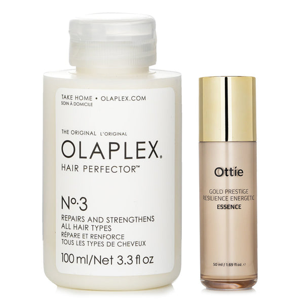 オラプレックス  Olaplex No. 3 Hair Perfector 100ml X Ottie Gold Prestige Resilience Energetic Essence 50ml   2pcs