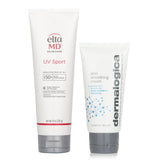 ダーマロジカ  Dermalogica Skin Smoothing Cream 100ml X EltaMD UV Sport Broad Spectrum SPF 50 226g   2pcs