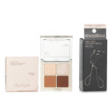 資生堂  Shiseido Maquillage Edge Free Eyelash Curler 1pc X Dasique Shadow Palette - # Under Eye Maker 7G   2pcs