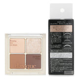 資生堂  Shiseido Maquillage Edge Free Eyelash Curler 1pc X Dasique Shadow Palette - # Under Eye Maker 7G   2pcs