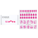 Mavenir  ネイルシール (ピンク) - # Cherry Marble Pedi   36pcs