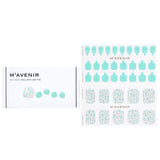 Mavenir  ネイルステッカー (ブルー) - # Shell With Jade Pedi   36pcs