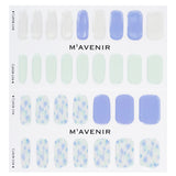 Mavenir  ネイルステッカー (ブルー) - # Blue Leaf Nail   32pcs