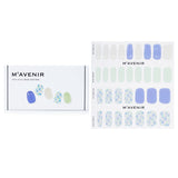Mavenir  ネイルステッカー (ブルー) - # Blue Leaf Nail   32pcs