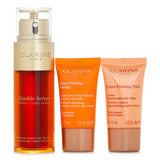 クラランス  Double Serum & Extra-Firming Collection: Double Serum 50ml + Day Cream 15ml + Night Cream 15ml + Bag(Unboxed)   3pcs+1bag