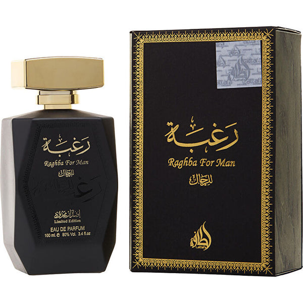 Lattafa Lattafa Raghba Man Eau De Parfum Spray plus Deodorant Spray 3.4 oz 100ml/3.4oz