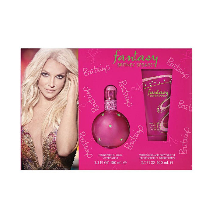 Britney Spears Fantasy 2pc Set - Eau De Parfum & Body Souffle 100ml