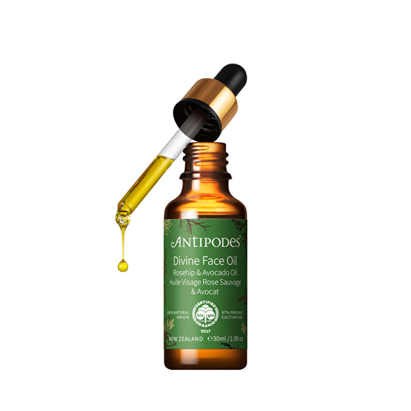 Antipodes Organic Divine Face Oil Organic Avocado Oil & Rosehip 30ml