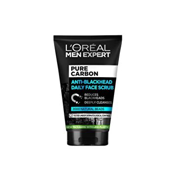 L'Oréal Paris Men Expert Pure Carbon Anti-Blackhead Daily Face Scrub 100ml 100mL