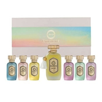Armaf Emotions Collection Unisex Set Eau De Parfum 100ml (heart) & Eau De Parfum (confident & Dynamic & Fresh & Hypnotic & Relax & Romantic) 6x15ml