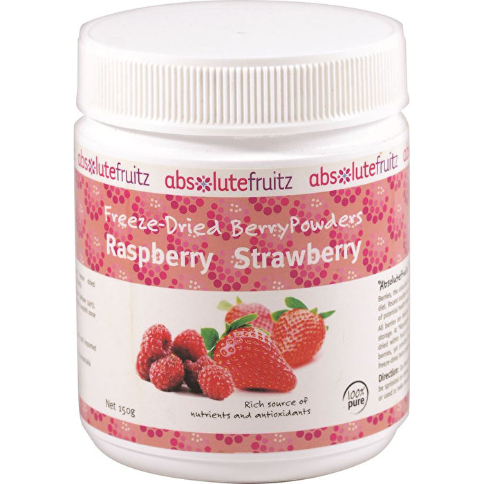 Absolute Fruitz AbsoluteFruitz Freeze-Dried Raspberry Strawberry Powder 150g