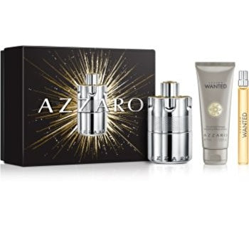 Azzaro Wanted Man Set Eau De Parfum & Eau De Parfum 10ml & Sg 75ml 100ml