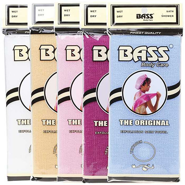 Bass Exfoliating Skin Towel (Colour may vary)