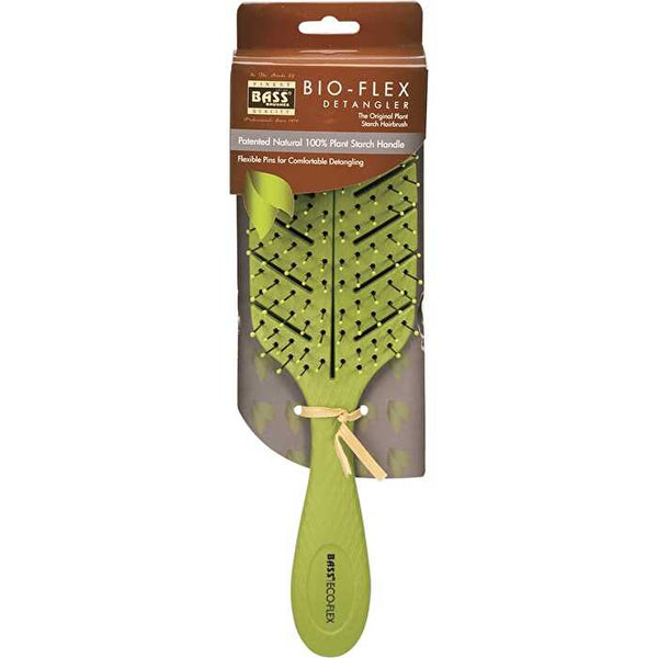 Bass Bio-Flex Detangler Hair Brush Green