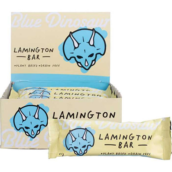 Blue Dinosaur Lamington Snack Bar 12x45g
