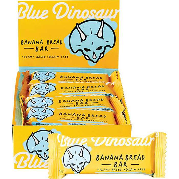 Blue Dinosaur Banana Bread Snack Bar 12x45g
