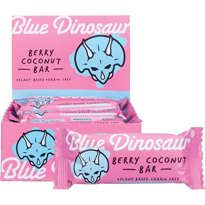 Blue Dinosaur Berry Coconut Snack Bar 12x45g