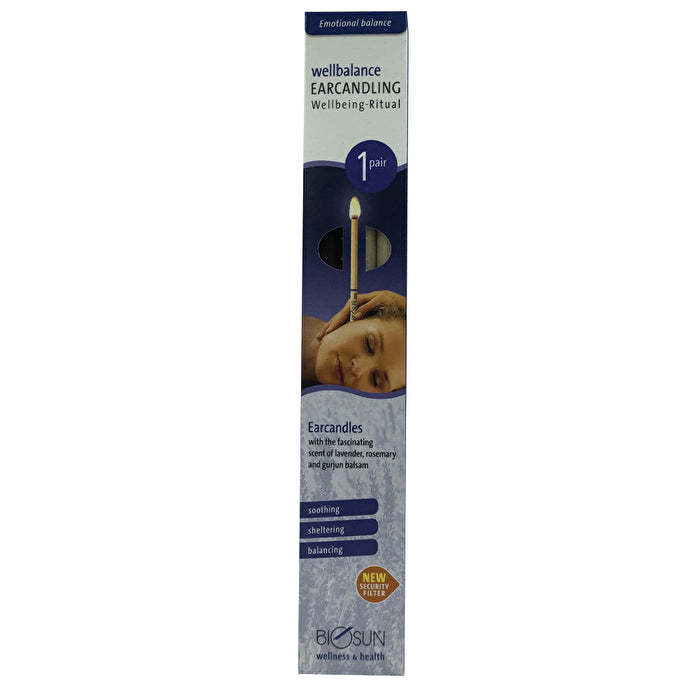 Biosun Earcandle Biosun Ear Candles Fragranced Wellbalance Ritual Lavender & Rosemary 1 Pair