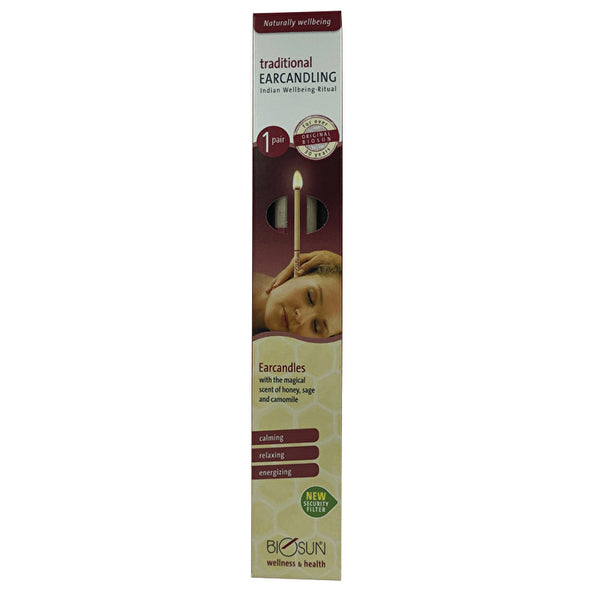 Biosun Earcandle Biosun Ear Candles Traditional Wellbeing Ritual 1 Pair