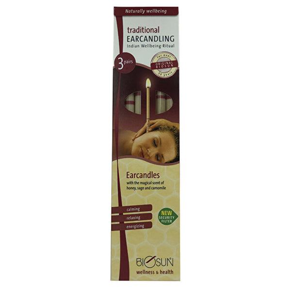 Biosun Earcandle Biosun Ear Candles Traditional Wellbeing Ritual 3 Pairs