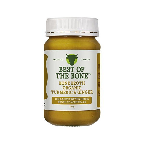Best Of The Bone Best of the Bone Bone Broth Beef Concentrate Organic Turmeric & Ginger & Black Pepper 390g