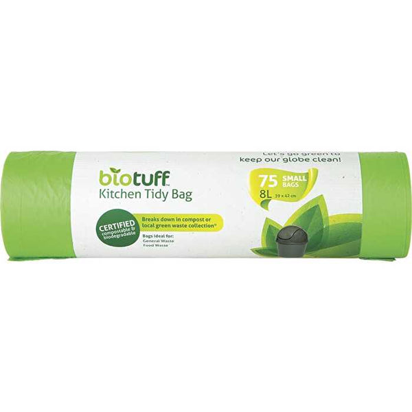 Biotuff Kitchen Tidy Bag Small 75pk 8L