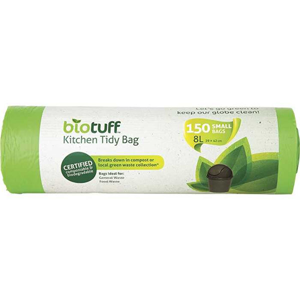 Biotuff Kitchen Tidy Bag Small 150pk 8L