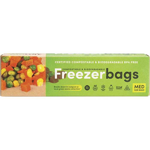 Biotuff Compostable Freezer Bags Medium 25pk 4L