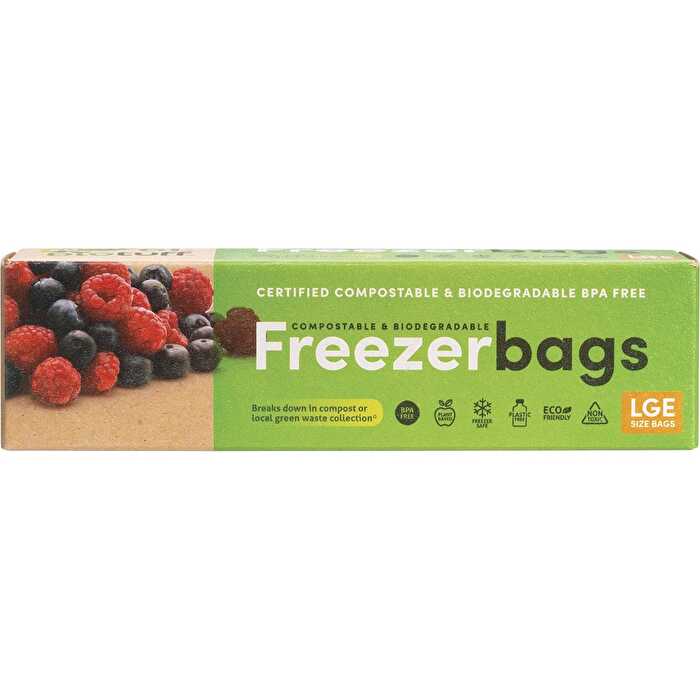 Biotuff Compostable Freezer Bags Large 20pk 6L