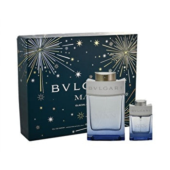 Bvlgari Man Glacial Essence Set Eau De Parfum & Eau De Parfum 15ml 100ml