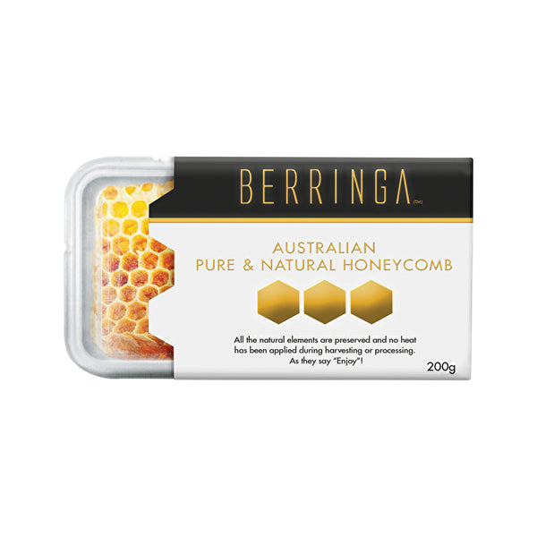 BERRINGA HONEY Berringa Australian Pure & Natural Honeycomb 200g