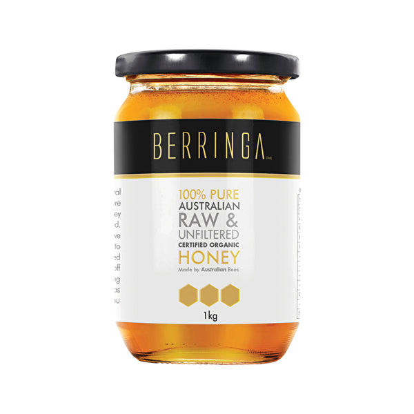 BERRINGA HONEY Berringa Organic Raw & Natural Eucalyptus Honey 1kg