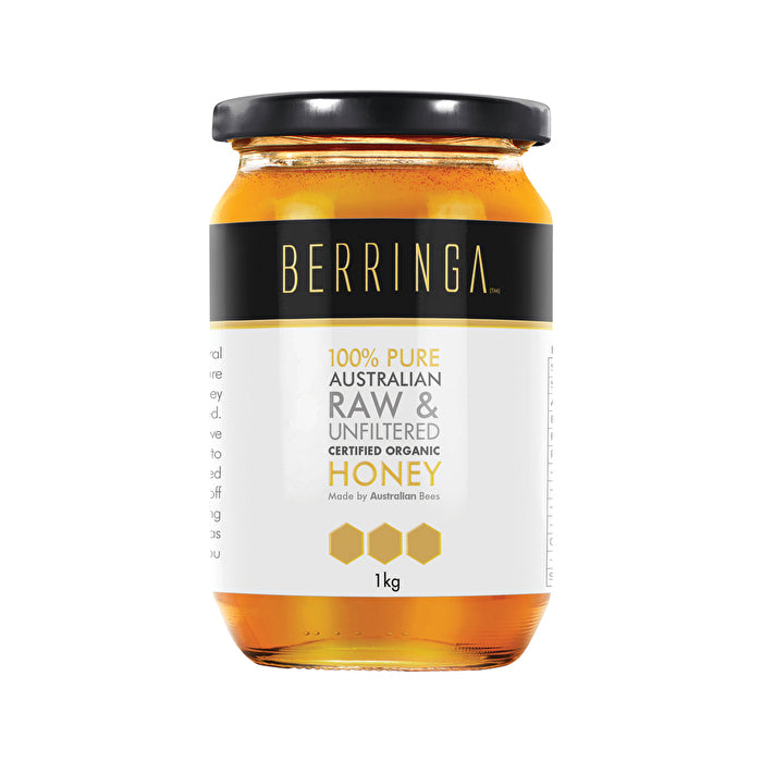 BERRINGA HONEY Berringa Organic Raw & Natural Eucalyptus Honey 1kg