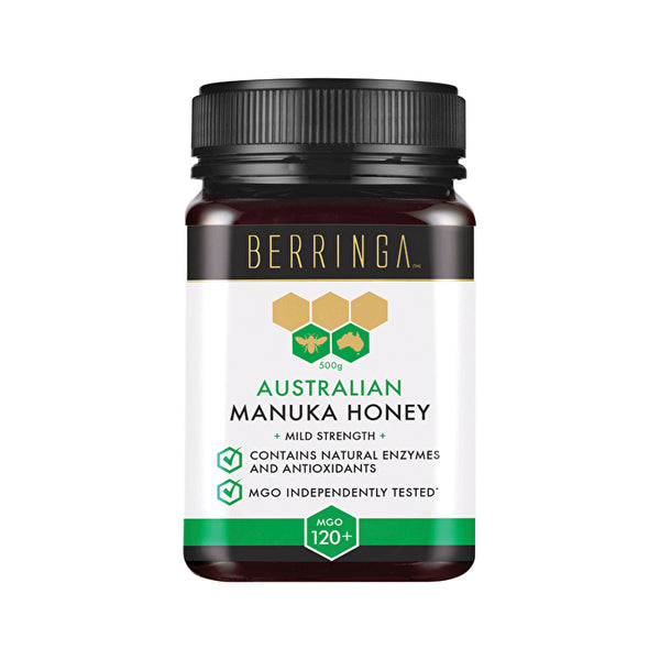 BERRINGA HONEY Berringa Australian Manuka Honey Mild Strength (MGO 120+) 500g