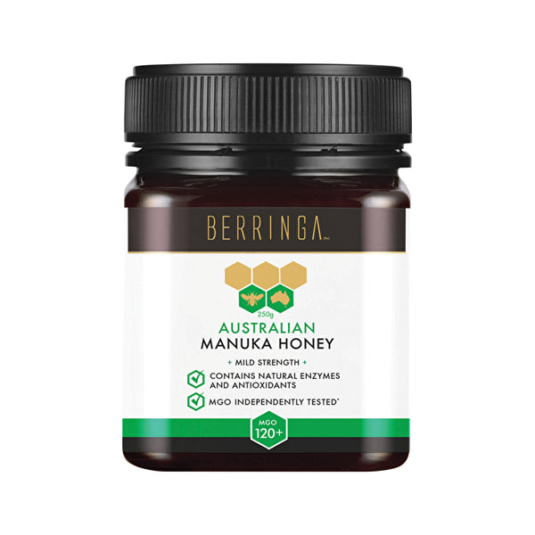 BERRINGA HONEY Berringa Australian Manuka Honey Mild Strength (MGO 120+) 250g