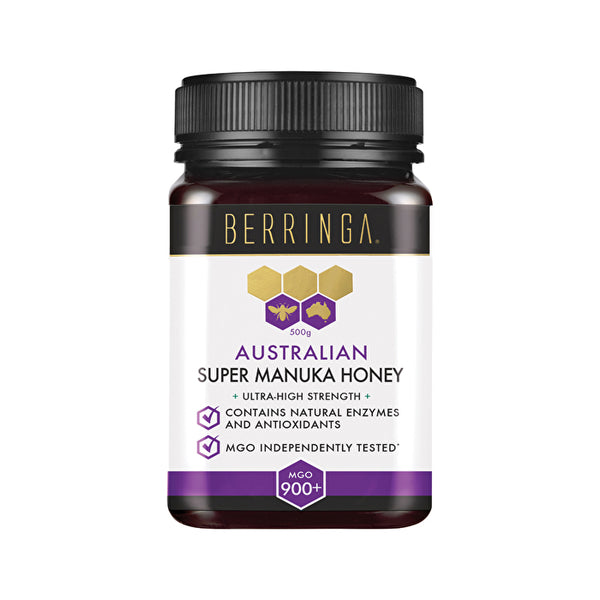BERRINGA HONEY Berringa Australian Super Manuka Honey Ultra-High Strength (MGO 900+) 500g