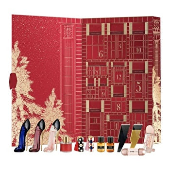 Carolina Herrera Advent Calendar Unisex Eau De Parfum & Eau De Toilette 2x7ml & Eau De Parfum 4x5ml & Eau De Toilette 8ml & 2x1g Lip Stick 3x7ml