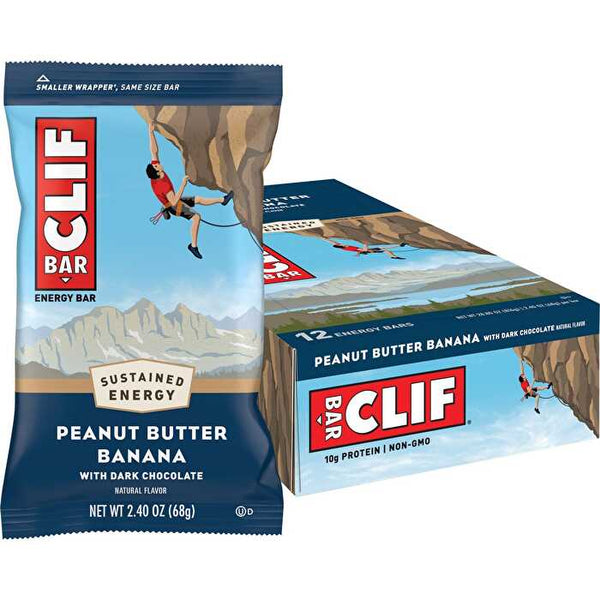 Clif Energy Bar Peanut Butter Banana with Dark Chocolate 12x68g