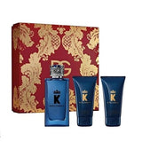 Dolce & Gabbana K By Dolce And Gabbana For Men - 3 Pc Gift Set Eau De Parfum Spray 30ml/1.6oz Shower Gel 30ml/1.6oz After Shave Balm 90ml/3.3oz