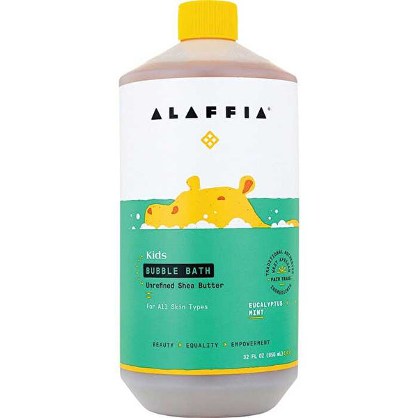 Alaffia Babies & Kids Bubble Bath Eucalyptus Mint 950ml