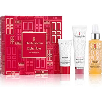 Elizabeth Arden Eight Hour Set Skin Protectant & All Over Miracle Oil 100ml & Moisturizing Hand Treatment 30ml 50ml
