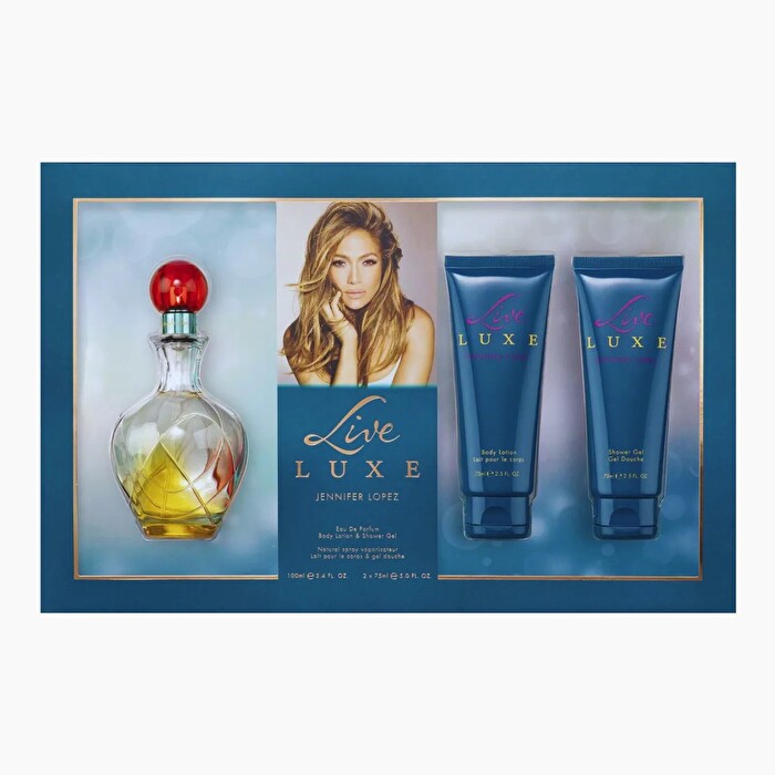 Jennifer Lopez Live Luxe 3pc Set - Eau De Parfum & Body Lotion & Shower Gel 100ml 75ml