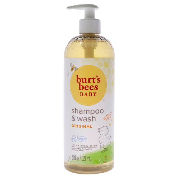 Burt's Bees Baby Bee Shampoo and Wash Original by Burts Bees for Kids - 21 oz Shampoo and Body Wash