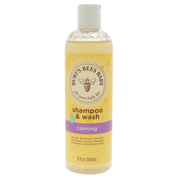 Burt's Bees Baby Shampoo and Wash Calming by Burts Bees for Kids - 12 oz Shampoo and Body Wash