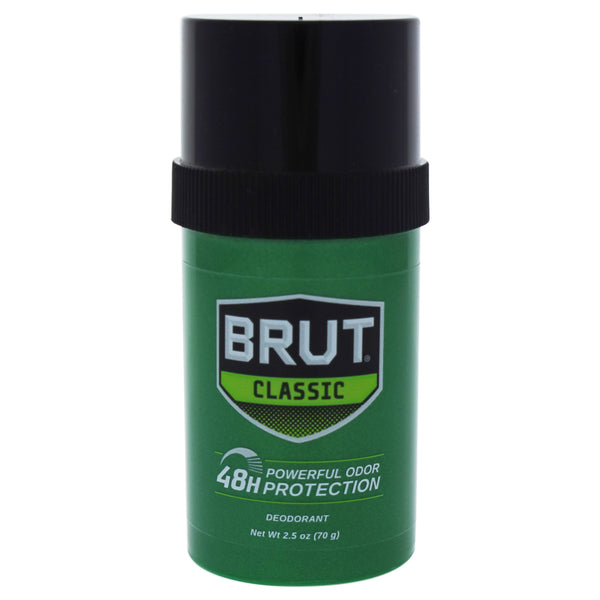 Brut Classic 48H Protection Deodorant Stick by Brut for Men - 2.5 oz Deodorant Stick