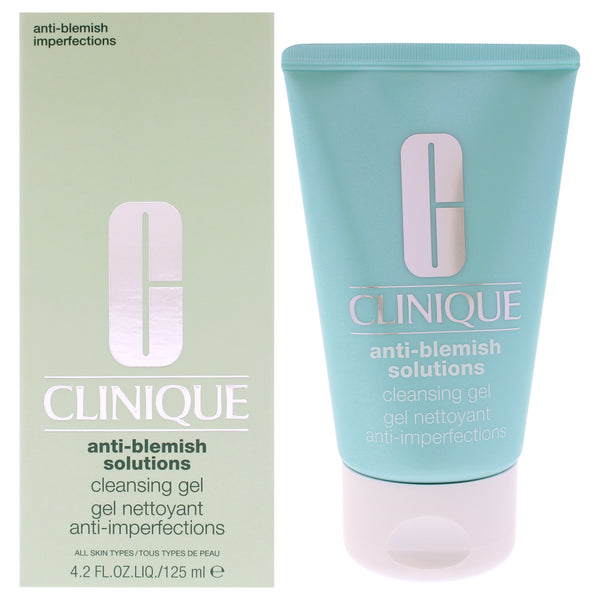 Clinique Anti-Blemish Solutions Cleansing Gel - All Skin Types by Clinique for Unisex - 4.2 oz Gel