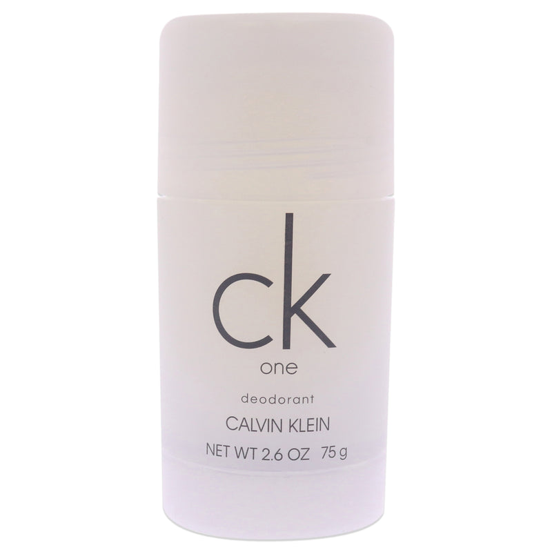 Calvin Klein CK One by Calvin Klein for Unisex - 2.6 oz Deodorant Stick